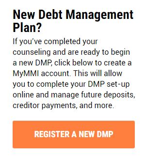 MMI instruction page screenshot - register your dmp