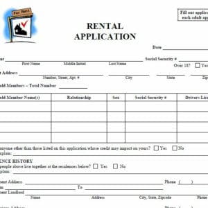 Rental Application