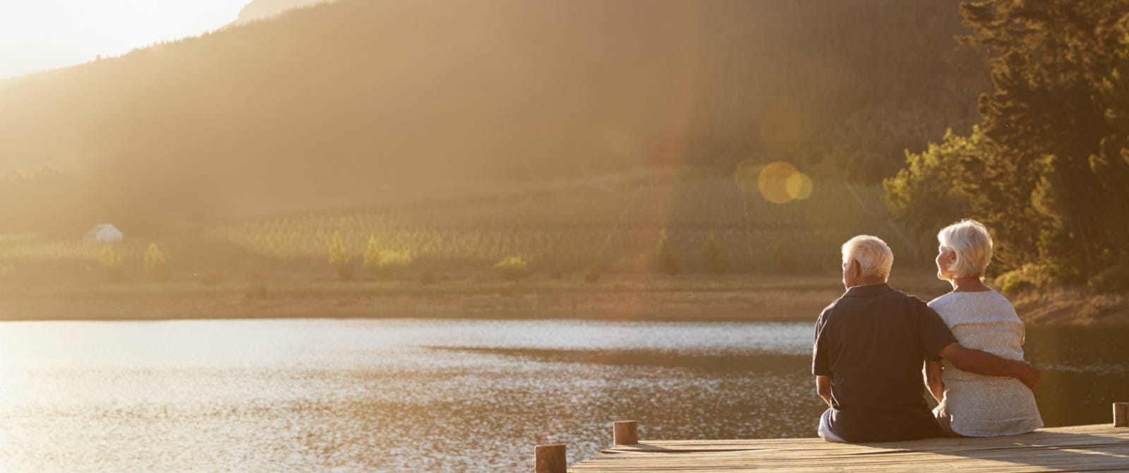 Senior couple in retirement