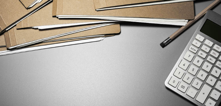 Calculator for creating a budget