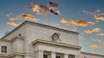The Federal Reserve building.
