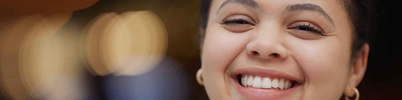 Smiling hispanic female