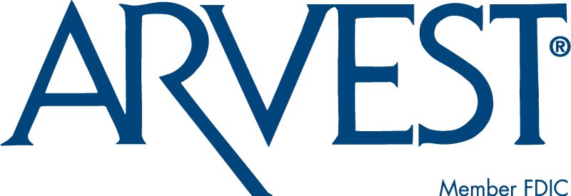 Arvest Bank logo.