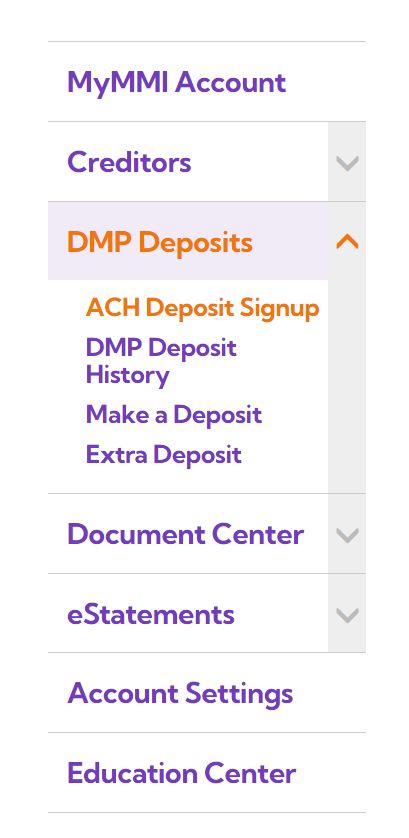 Deposit signup.