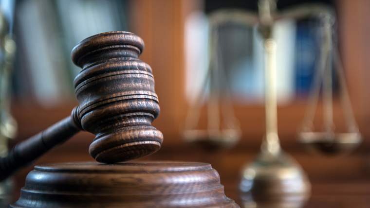 gavel on desk