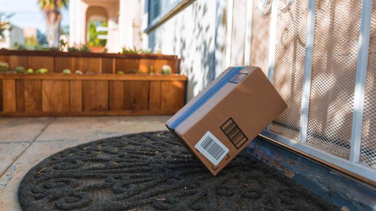 delivery box on a doorstep