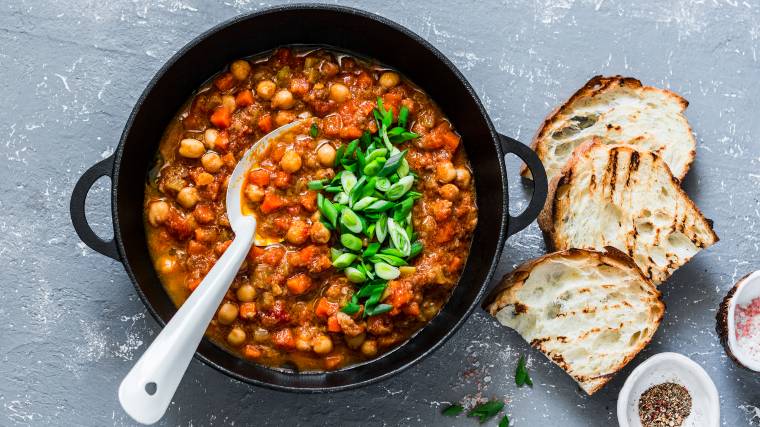 a healthy bowl of stew