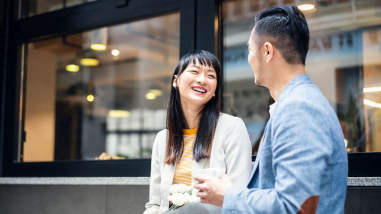 couple having a discussion