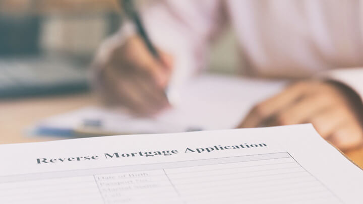 Reverse mortgage application