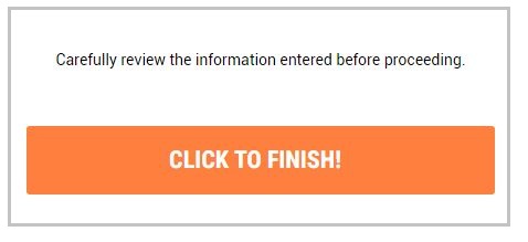 MMI instruction page screenshot - complete registration